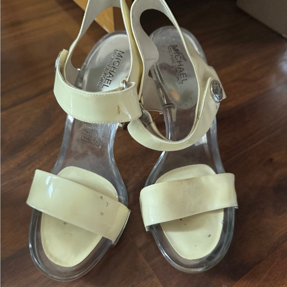 Michael Kors Sandals with Clear Straps